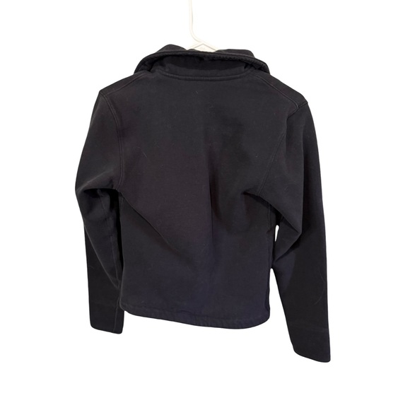 Lululemon Black Scuba Moto Jacket Gold Zip Size 4 - Picture 3 of 5